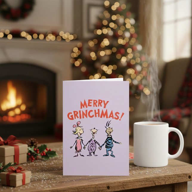 Carte Qui Tient La Main Joyeux Grinchmas (Créateur téléchargé)