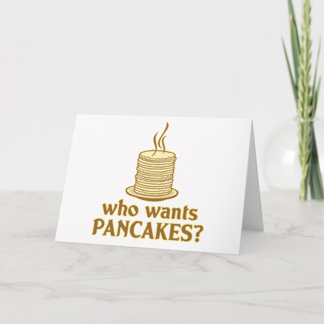 Carte Qui veut des crêpes ? (Devant)