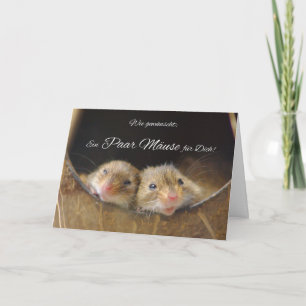 Carte Qui veut dire: ein couple Mäuse für Dich!
