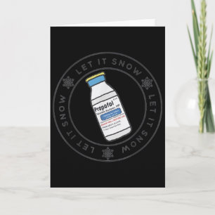 Carte Qu'il neige Profol Infirmière Anesthésiste Crna Er