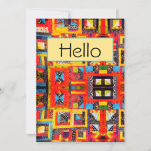 Quilt-improvisation moderne Bold Abstrait