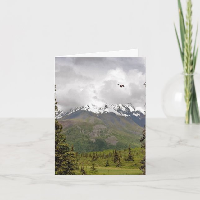 Carte quintessentielle d'Alaska - 4" x 5.6" (Devant)