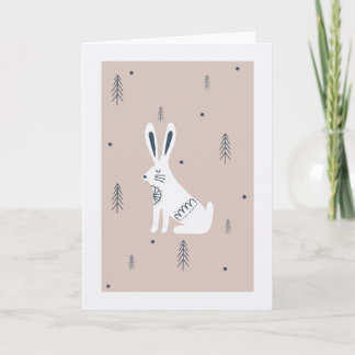 Carte Quirky Hare Easter Card