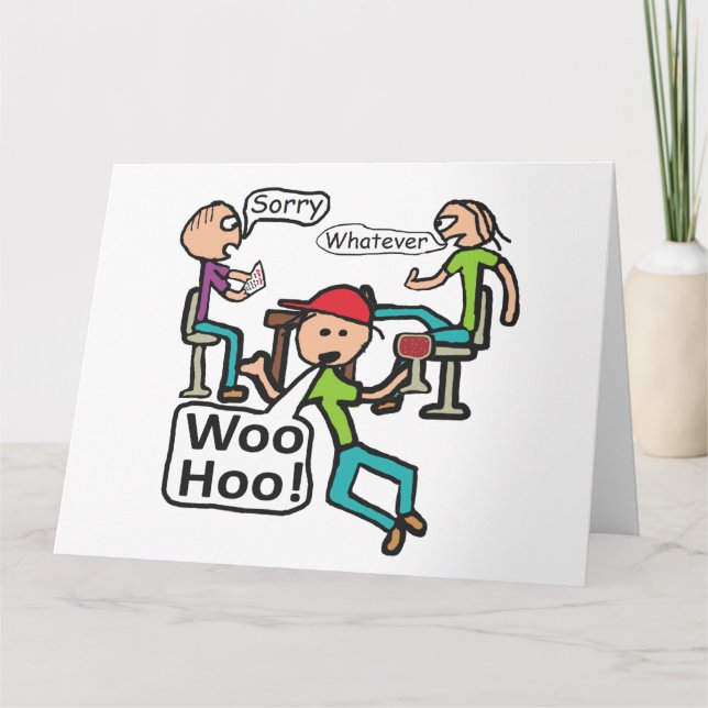 Carte Quitter le travail (Devant)