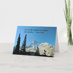 Carte quota: It is not the mountain we conquer...