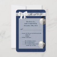 Carte R.S.V.P. 3,5 x 5 Dres Uniformes de la Force 