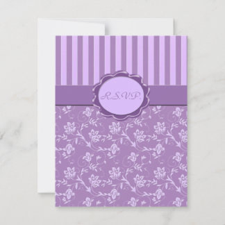 Carte R.S.V.P. Flore Lavender