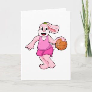 Carte Rabbit à Basketball Sports