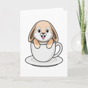 Carte Rabbit avec café