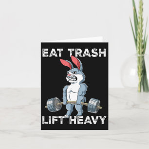 Carte Rabbit Gym Weight Training Manger Trash Lift Lourd