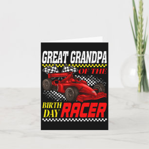 Carte Race Car Party Grand Grand-Père Du Racer Anniversa