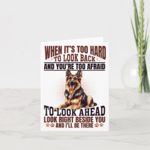 Carte Race de chien berger allemand Quand c'est trop dur