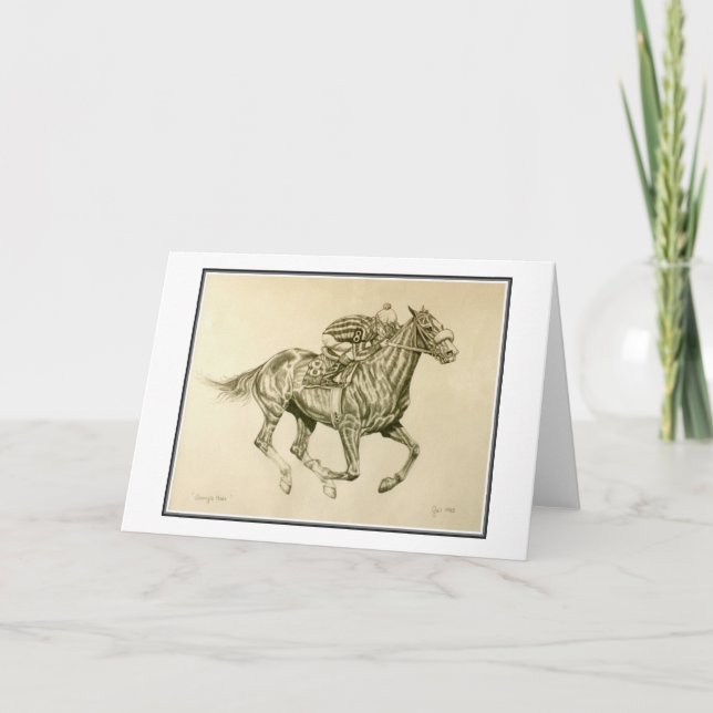 Carte Race Horse Card (Devant)
