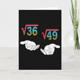 Carte Racine Carrée 36 49 Mème 67 Crème Glacée Goutte Pr