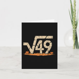 Carte Racine Carrée 67 Mème 6 7 Gen Alpha Halloween Six
