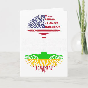Carte Racines Africaines Cultivées Américaines Drapeau U