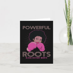 Carte Racines Black History Mois J'Aime Mes Racines