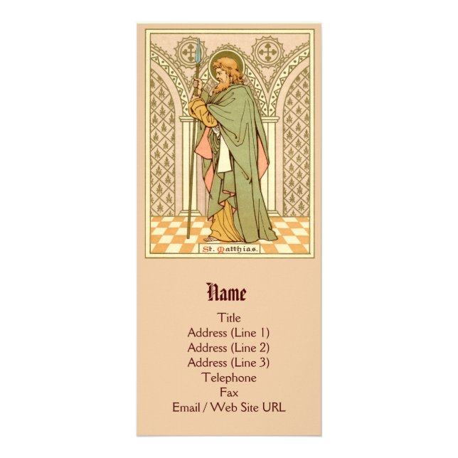 Carte rack 1 St. Matthias l'apôtre (RLS 11) (Devant)