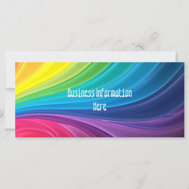 Carte rack Abstraite Rainbow 2012 Calendar Signet (Devant)