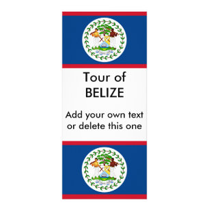 Carte Rack avec Drapeau Belize