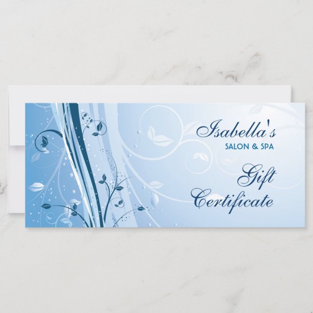 Carte rack de conception florale (Devant)