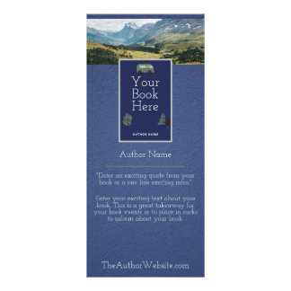 Carte rack de promotion de livre inspirée Dickens