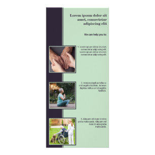 Carte rack des services de soins à domicile vieill