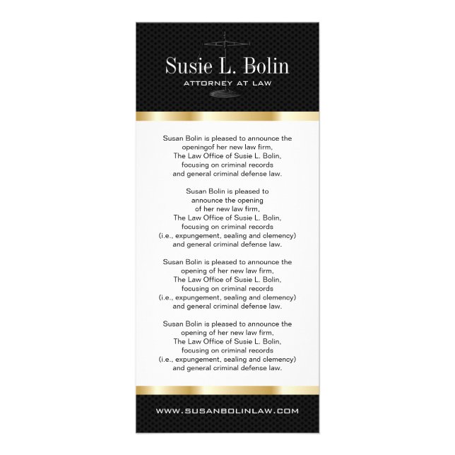 Carte rack du procureur (Devant)