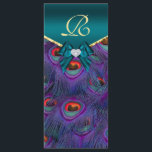 Carte rack du programme de mariage Peacock Plum tu<br><div class="desc"></div>