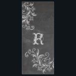 Carte rack du programme floral Chalkboard<br><div class="desc">Décontracté Chalkboard et look craie - tableau de craie noire texturé avec craie apparaissant texte- pour ce mariage Chalkboard décontracté mais tendance chic pour un look formel mais décontracté,  chic mais campagnard - idéal pour le mariage romantique à l'ancienne.</div>