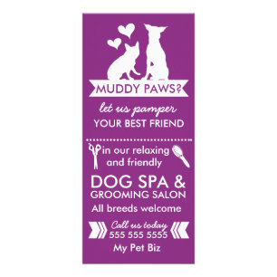 Carte Rack Groomer de chien et menu