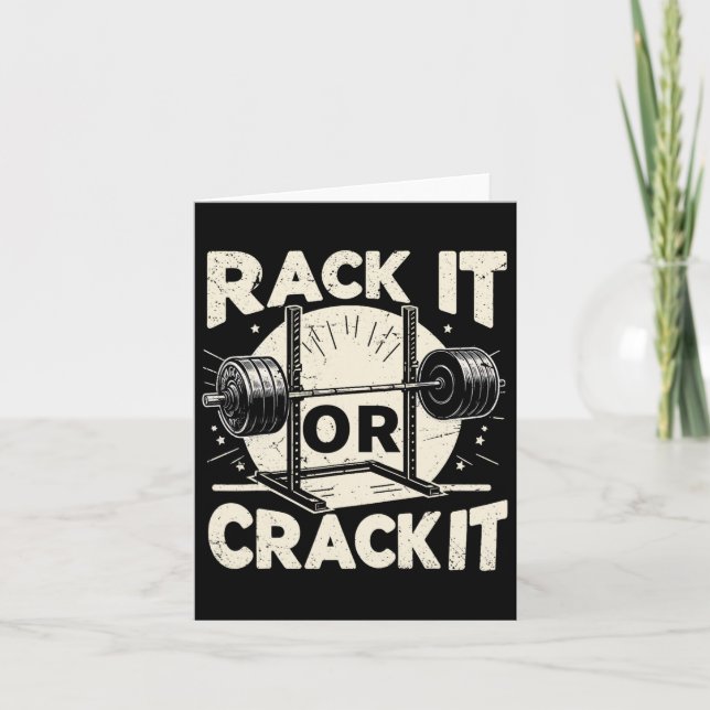 Carte Rack-Le Ou Crack-It Barbell Bodybuilding 1 (Devant)