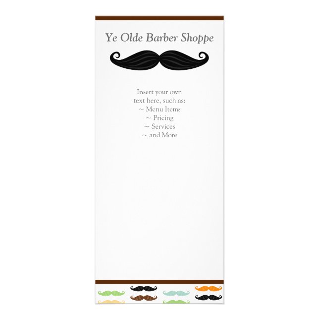 Carte rack Mustache (Devant)