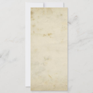 Carte rack personnalisée en papier ancien blanc