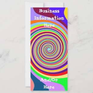 Carte rack Signet Swirl multicolore