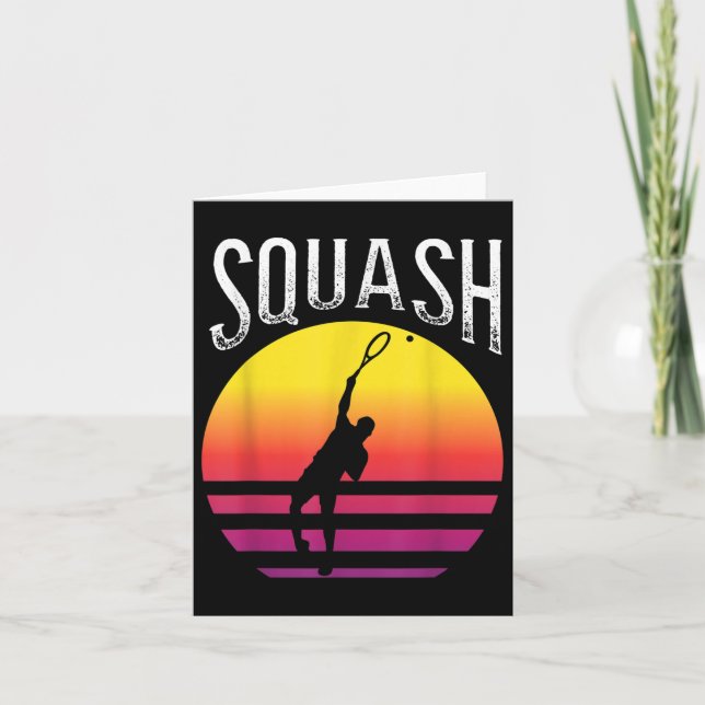Carte Racket Squash Ball Squash Court Badminton (Devant)