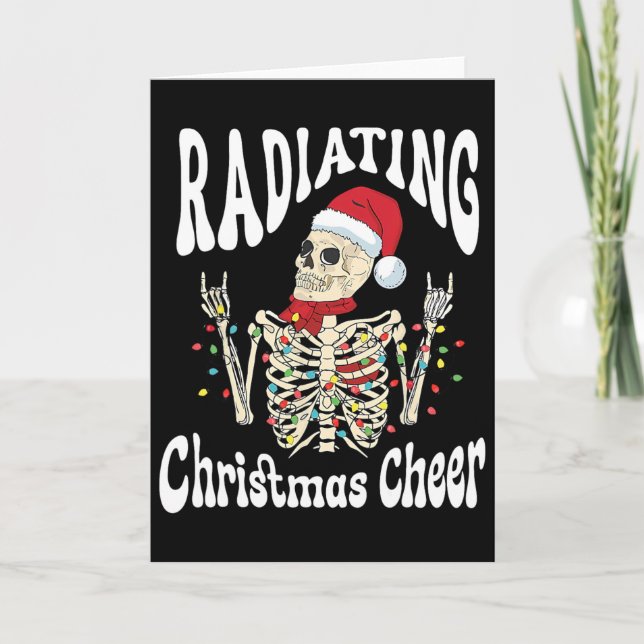 Carte Radiology Radiating Christmas Cheer X-ray Rad Tech (Devant)