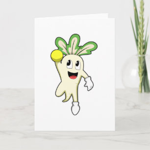 Carte Radish at Handball player avec Handball