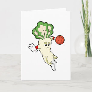 Carte Radish aux sports de basketball