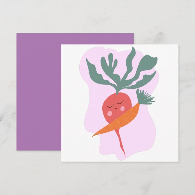 Carte Radish et Carrot (Devant / Derrière)