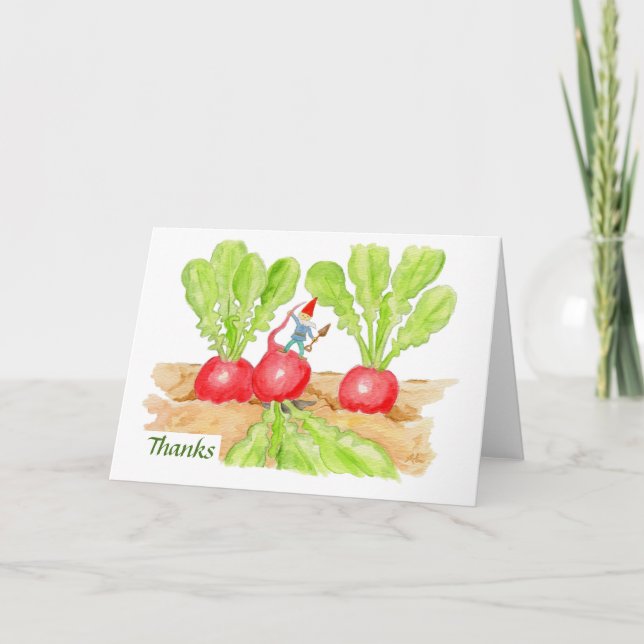 Carte Radish Merci (Devant)