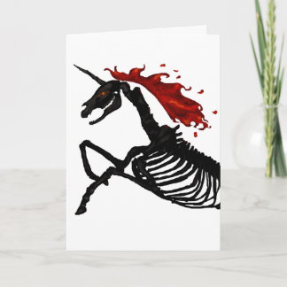 Carte Rage - Squelette de licorne