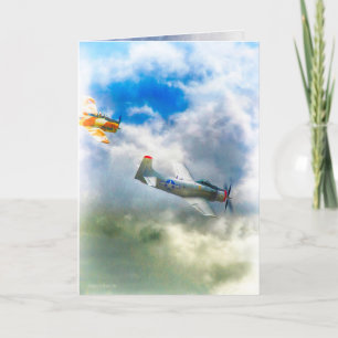 Carte RAIDERS DE LA FORCE AÉRIENNE DE 2ème guerre mondia