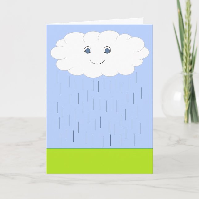 Carte Rain Cloud sourit : (Devant)