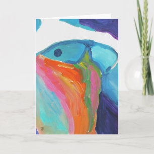 Carte Rainbow Abs greeting card