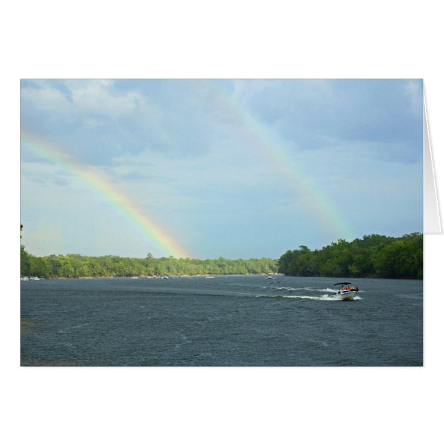 Carte Rainbow Double (Devant horizontal)