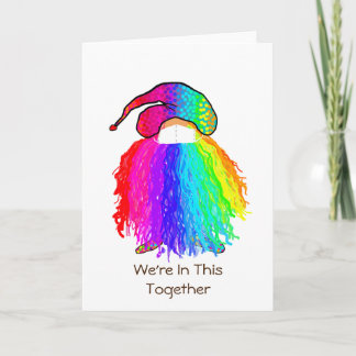 Carte Rainbow Gnome: Nous sommes ensemble