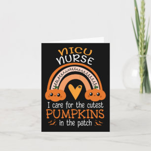 Carte Rainbow Nicu Nurse Citrouilles Cutest Dans Le Patc