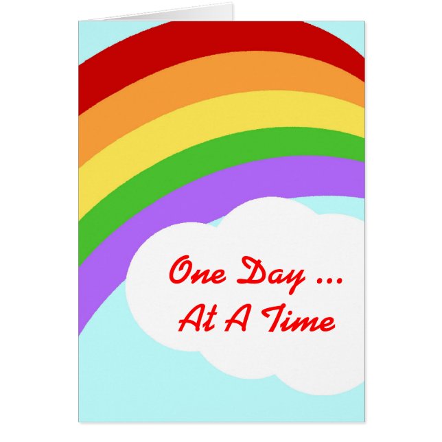 Carte Rainbow personnalisée (Devant)