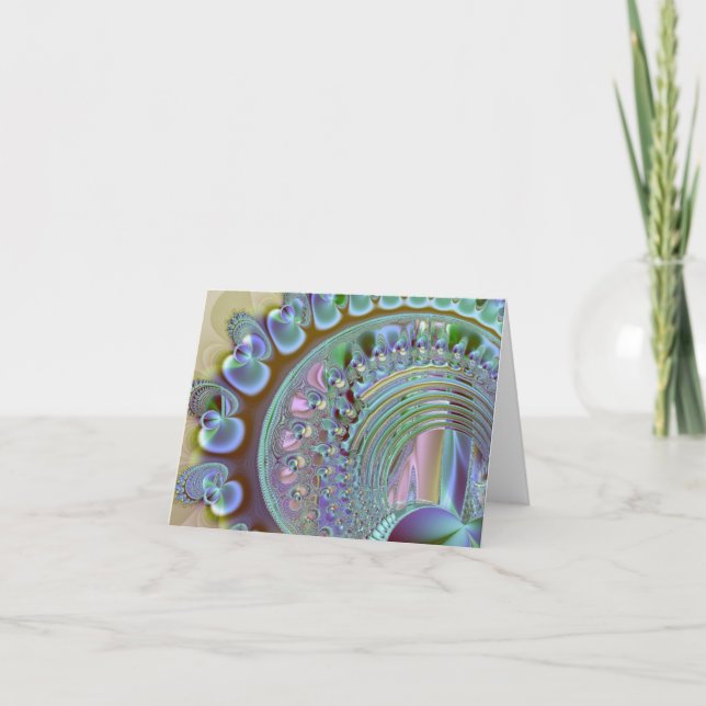 Carte Rainbow Seashell Note (Devant)